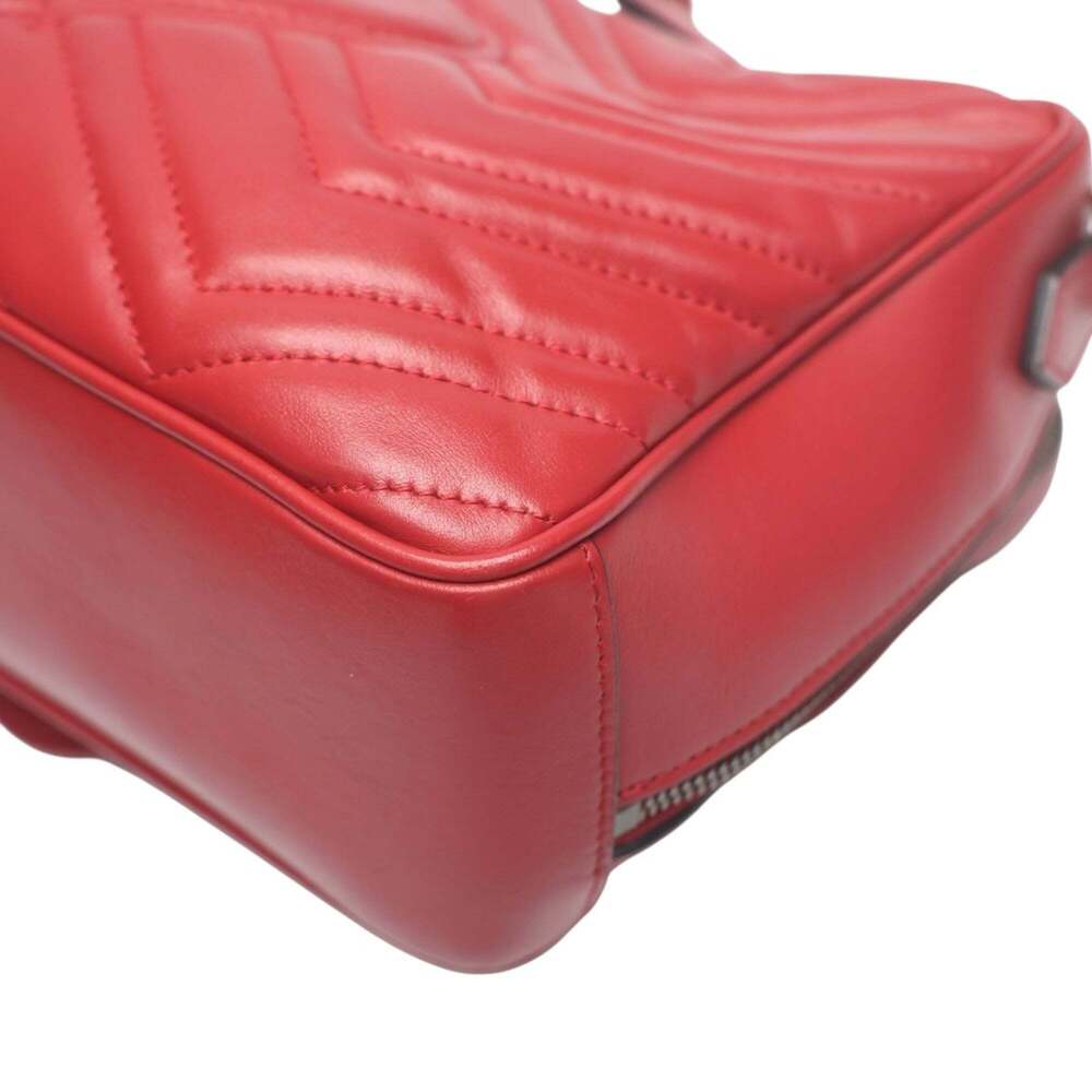 GUCCI Authentic Red GG Marmont Fanny Pack - Picture 10 of 16